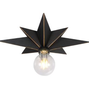 Flush-mounted Luminaires Unavailable Platforms- Welfel (Option: Black)